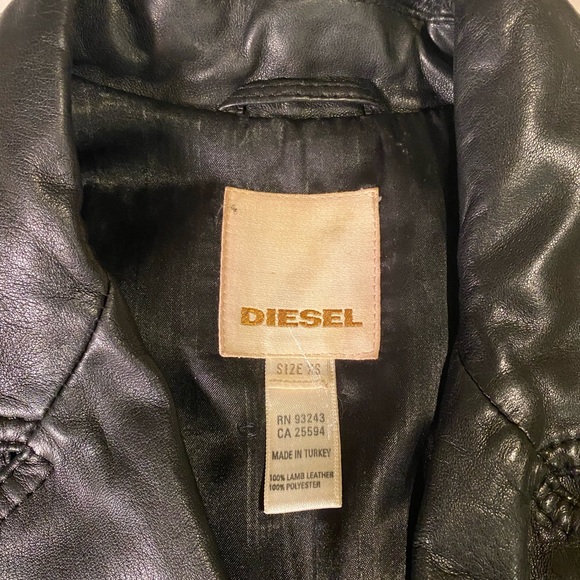 Vintage Diesel Leather Jacket - Picture 5 of 7